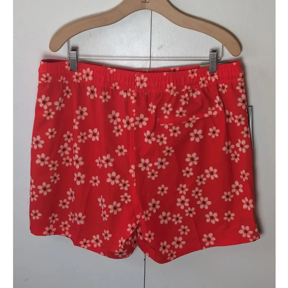 Goodfellow Red Swim Shorts Large